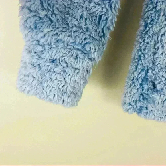 Original Weatherproof Vintage Baby Blue Heather 3/4 Zip Sherpa Pullover Size S - Picture 7 of 13